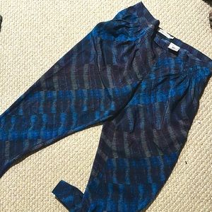 See By Chloe Silk Abstract Trouser Pants